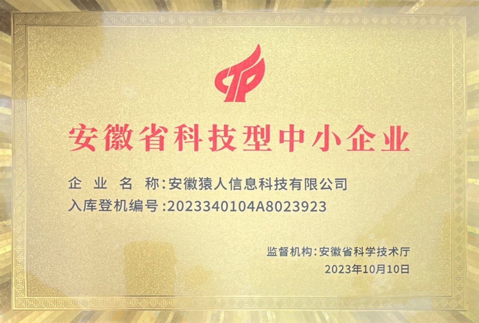 科技型中小企业